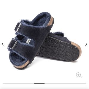 Birkenstock Shearling Sandals